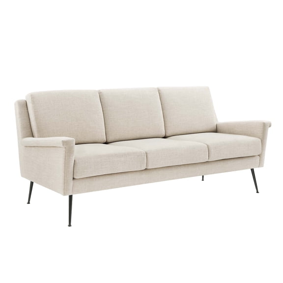 Sofa, Beige, Fabric, Living Room Lounge Cafe Lobby Hospitality Restaurant, Modern Contemporary, HB37016