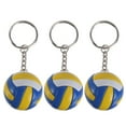 thumbnail image 1 of 3pcs Simulation Volleyball Key Chain Pendants Volleyball Sports Souvenir, 1 of 9