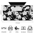 thumbnail image 5 of Long Mouse Pads for Desk,Pioneer Flower Floral Print Pattern Desk Mats on Top Of Desks, Desk Mouse Pad Extra Large with 3mm Non-Slip Base and Stitched Edge for Gaming,Office,Work,Home 47.3"x23.6", 5 of 6