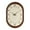 Oval, variant on Baoblaze Elegant Wall Clock Creative Design Non Ticking for Bedroom Dining Room Hotel Oval