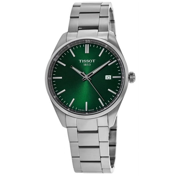 Tissot PR 100 Quartz 34mm Green Dial Steel Women's Watch T150.210.11.091.00