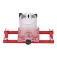 thumbnail image 1 of Wood Trimmer Router Base, Aluminum Alloy 2 in 1 Wood Compact Accurate Tight Fit Cabinet Closet Furniture Router Slotting Bracket Versatile  for Woodworking, 1 of 7