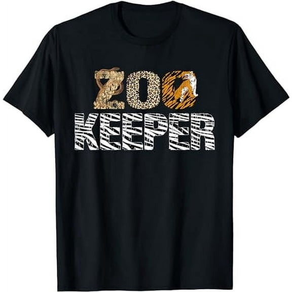 Safari Animal Print Zookeeper Gift for Men Women Graphic T-Shirt