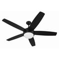 thumbnail image 2 of PHZ52FB5 Craftmade Lighting Phaze II - 5 Blade Ceiling Fan with Light Kit In Contemporary Style-17.71 Inches Tall and 52 Inches Wide-Flat Black, 2 of 18