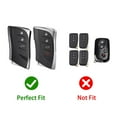 thumbnail image 2 of Zinc Alloy Gradient Glass Back Cover Key Fob Case Holder Shell Accessories Compatible for Lexus ES350 ES300h UX200 LS500 LS500H LC500 LC500h GX460 IS350 2018-2022 Smart Key Case, 2 of 9