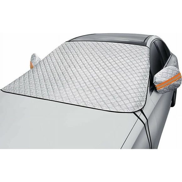 Automotive Windshield Ice Guard, Car Windscreen Snow Cover With Magnetic Edges Ensures Frost Ice Snow Protection, All-Seasons Windshield Cover