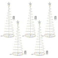 thumbnail image 1 of Yescom Twinkle 5Ft Spiral Christmas Tree Light 182 LED 8 Model for Indoor Outdoor Yard Decoration Multi-color 5Packs, 1 of 9
