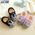 thumbnail image 4 of Girls Boys Home Slippers Warm Dinosaur House Slippers For Toddler Fur Lined Winter Indoor shoes, 4 of 7