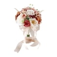 thumbnail image 1 of Decoración de ramo de boda elegante, romántico y realista, decoración del hogar falsa para la novia Estilo D, 1 of 9