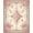 Pink, Pattern 1, variant on ODIKA 8'x10' Washable Area Rug Pink Long Vintage Scroll Border Sage Bathroom Runway Bedside for Living Room, Under Sectional, Family , Durable, Non-Slip