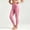Pink, variant on ZZwxWA Womens Fashion Leggings Elastic Winter Tight High Waisted Long Pants | Casual Lightweight Solid Color Sportswear Trousers