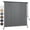 Gray, variant on Shade&Beyond 6'W x6'H Outdoor Roller Shades, 220 GSM HDPE Cordless Roll Up Patio Roller Shades,90% UV Protection for Porch & Gazebo,Wheat