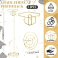 thumbnail image 5 of OuMuaMua 18Pcs 2026 Graduation Gold Photo Holders for Table Centerpieces, Grad Cap Picture Display Table Number Holders Card Stands for Class of 2026 Congrats Grad Anniversary Party Decor Supplies, 3, 5 of 6