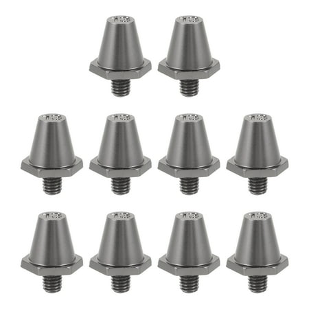 

ITSELFER 10pcs Running Shoe Spikes Replaceable Shoe Spikes Track Shoes Sole Nails Running Shoe Sole Studs (M5)
