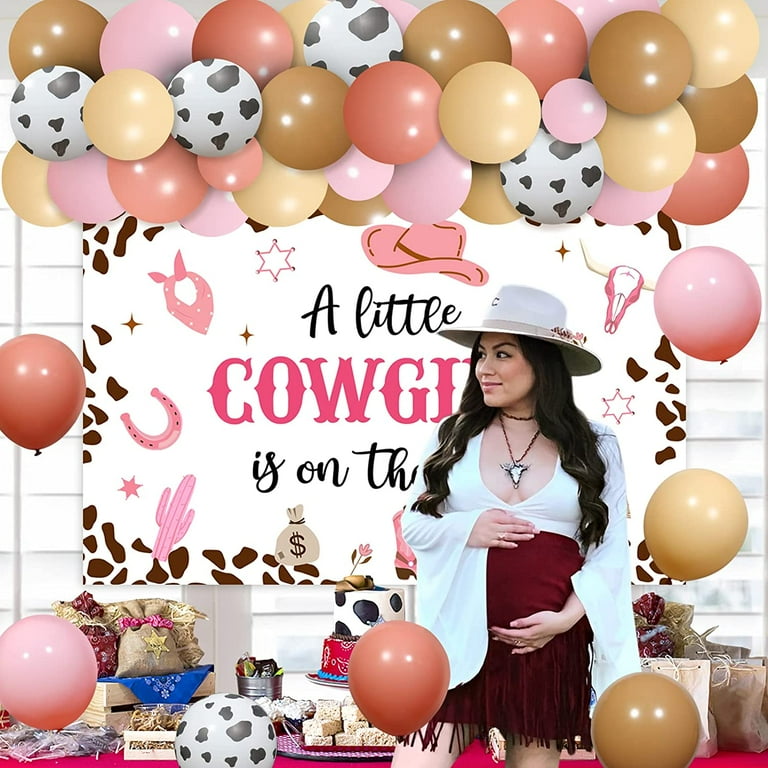 It's A Boy Baby Shower Decorations Kit - Farm Animal Backdrop & Balloons For Cowboy Theme Party