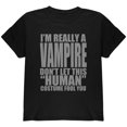 thumbnail image 1 of Halloween Costume de Vampire Humain T-Shirt Jeunesse, 1 of 1