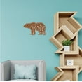 thumbnail image 5 of Creative Natural Wooden Wall Hanging Decoration Wall Art Ornament with Hook Hanger Bear Mountain Pattern 300x170x6mm, 5 of 7