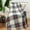 Christmas White, variant on Christmas Throw Blanket with Tassels, Chenille  Checkered Blanket for Couch Bed Sofa, Super Soft Cozy Lightweight Plush Throw for Chrismas Decor 50"x60" (Green)