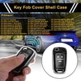 thumbnail image 2 of Funda de llave de coche TPU con borde en tono negro y plateado para Opel para Vauxhall para Astra HJK 2010-2019 - Funda de control remoto de 3 botones, 2 of 6