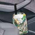 thumbnail image 3 of Yuyamidu Boho Flower Blossom Car Garbage Bag Decorative Accessories Butterfly Vehicle Trash Bag for Van Truck Foldable Car Storage Bag Reusable Auto Rubbish Bag, 3 of 7