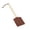 Brown, variant on Leather Fly Swatter with Long Wood Handle Sturdy Flyswatter for Indoor and Outdoor Rustic Swatter