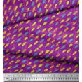 thumbnail image 2 of Soimoi Purple Cotton Duck Fabric Abstracts Abstract Print Sewing Fabric Yard 42 Inch Wide, 2 of 3