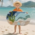 thumbnail image 6 of FRABE Beach Bathroom Rugs, Non Slip Bath Mat,Soft Washable,Absorbent Quick Dry,with Starfish Shell Ocean Sea Theme Bath Rug for Shower Floor, Kitchen Decor, Kids Room, 24"x44", 6 of 10