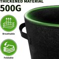 thumbnail image 6 of 4 Pack 20 Gallon Grow Bags Heavy Dduty Nonwoven Potato Grow Bag with 2 Sturdy Handles&2 Windows,Thickened Plant Grow Bag for Potato,Tomato,Flowers,Vegetable Plants, 6 of 7