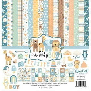 Baby Girl Months 12x12 Scrapbook Paper - 4 Sheets – Country Croppers