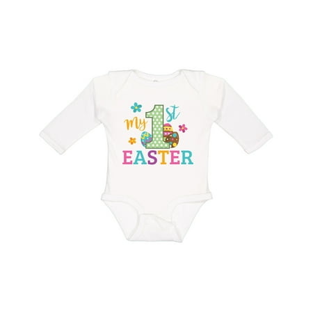 

Inktastic My 1st Easter Gift Baby Boy or Baby Girl Long Sleeve Bodysuit