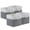 A, variant on Set Of 4 Foldable Cube Baskets with Rope Handles Multipurpose Storage Box for Home Decoration Bedding Organizers