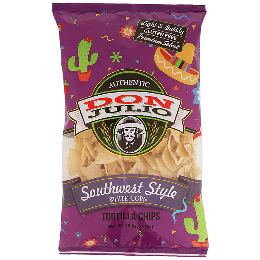Don Julio, Southwest Style White Corn, Tortilla Chips, 18oz