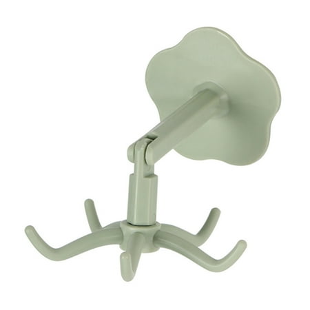 

FAIOIN Wall Mounted 360° Rotated Hanging Hook 5 Claws Storage Rack Hanger Holder