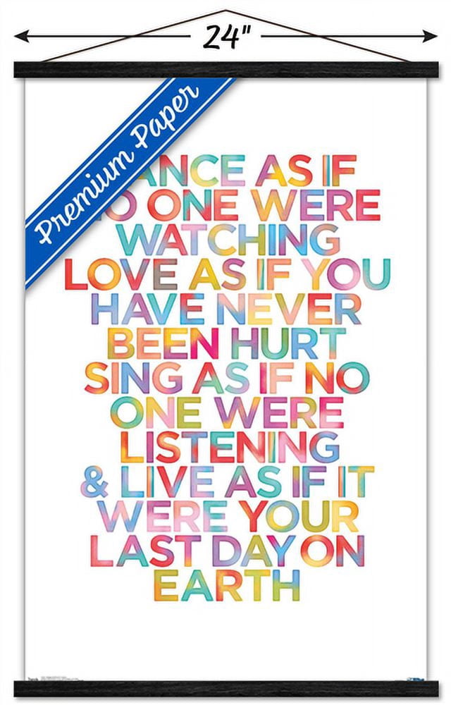 Young And Proven - Dance Wall Poster with Wooden Magnetic Frame, 22.375" x 34"