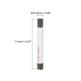 thumbnail image 2 of Uxcell Wood Wax Filler Stick, Furniture Repair Crayon Touch Up Fixing Pen, Light Brown Gray, 2 of 6