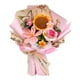 thumbnail image 1 of Ramo de la flor de la flor de crochet regalo de la madre del día de la hija de la hija de la decoración del hogar artificial para la flor de la vierna Tulipán rosa, 1 of 8