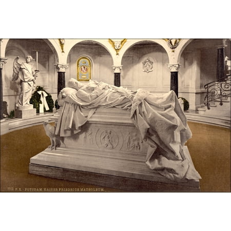 24"x36" Gallery Poster, Frederick III Mausoleum, Potsdam, Berlin, Germany 1890