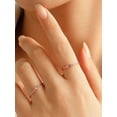 thumbnail image 2 of 1pc Love Knot Ring Ladies Jewelry For Women s925 Sterling Silver Simple Plain Ring Fine Jewelry For Girls Daily Life Decor For Couple Dating Gift, 2 of 4