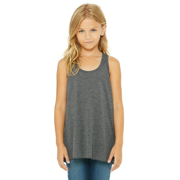 BELLA CANVAS - New IWPF - Girls - Youth Flowy Racerback Tank