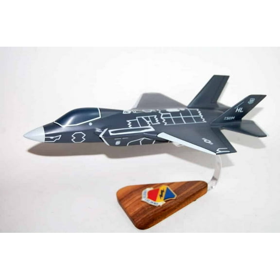 Lockheed Martin® F-35A Lightning II®, 388th Fighter Wing, 18" Mahogany Scale Model