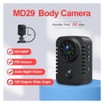 thumbnail image 2 of MD29 HD Mini Body Camera 1080P Security Pocket Cameras Motion Activated Small Nanny Cam for Cars Standby Espia Webcam 8H Working ,Powerful Body Cam, 2 of 7