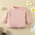 thumbnail image 2 of Sngxgn Baby Girl Bodysuits Sets Cotton Casual New born Clothes Comfort Outfit Baby(Pink,73), 2 of 7