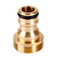 thumbnail image 1 of Adaptador Adaptador Conector De Tubo De Agua De Manguera Roscada De Latón Macizo Adaptador De Grifo De Tubo De Cocina, 1 of 6
