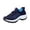 Dark Blue, variant on Breathable Women Walking Athletic Shoes Slip on Trainers Women's Orthopedic Casual Thick Bottom Ladies Shoe