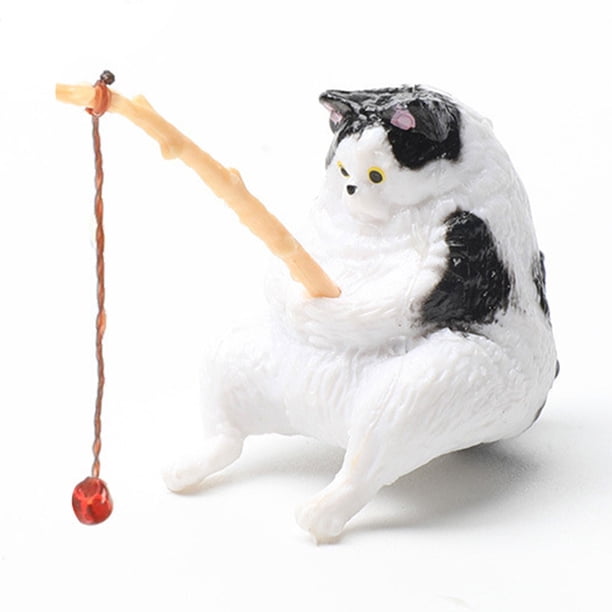 Adorno Pesca para Gatitos Likrtyny Figura Acuario C