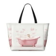 thumbnail image 2 of Balery Cute Bathtub Beach Travel Bag - Water-Resistant, Large Capacity Lightweight Tote with 7 Pockets for Women and Men - Perfect for Beach, Pool, Gym, and Travel, 2 of 7