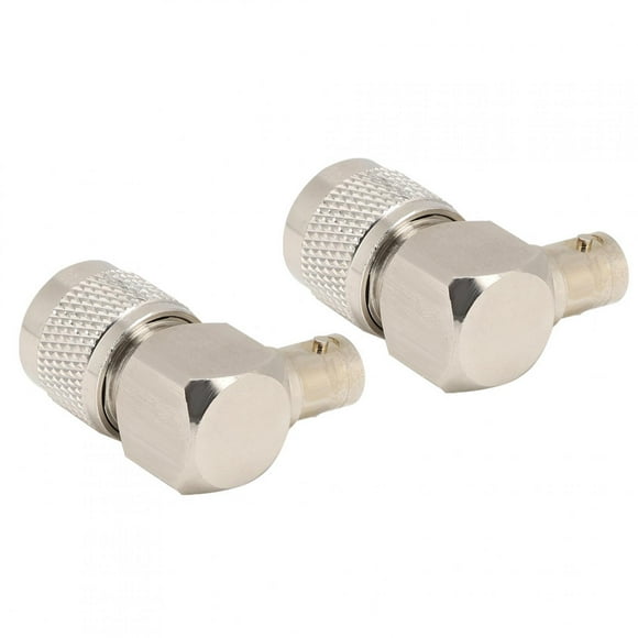 UHF Male, 90 Degree Connector Converter 2PCS UHF To BNC Connector, Adapter Head For RF Applications