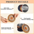 thumbnail image 5 of Wobogo An Evil Dark Lion Pattern Food Storage Jars 304 Food Grade Stainless Steel Canisters With Vacuum Airtight Lids for Coffee Snacks Nuts Cereal 900ML, 5 of 9