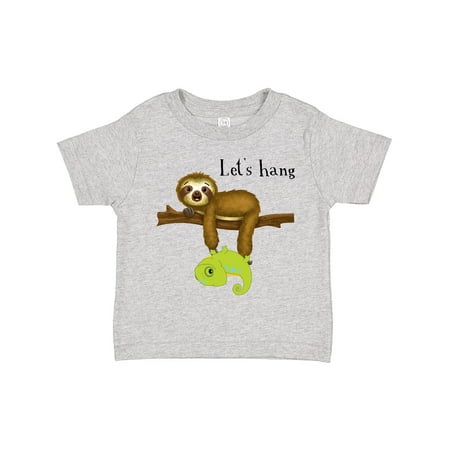 

Inktastic Cute Sloth Sedrick Lets Hang from Tiny Tusks Gift Toddler Boy or Toddler Girl T-Shirt