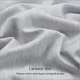thumbnail image 5 of Kingsley trend 3 Piece Twin Size Comforter Set w/ 2 Envelope Pillow Shams, Box Stitched Grey Twin Bedding Set, Cationic Dyeing, Jacquard Line, All Season Down Alternative, Twin 66x90, 5 of 7